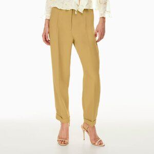 Wilfred Dress Pant Trouser with Ankle Cuff in Sandy Beige Size 00